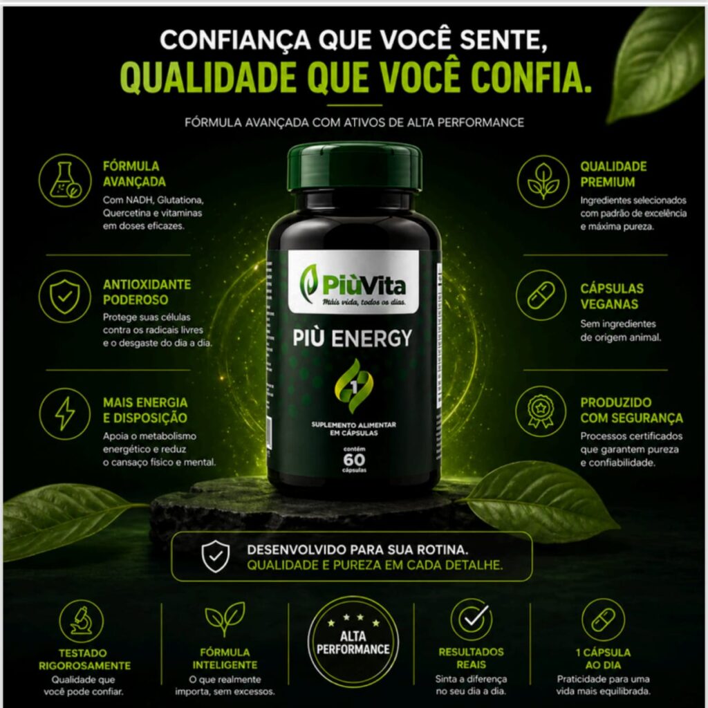 PIU ENERGY 1 COM 60 CAPSULAS